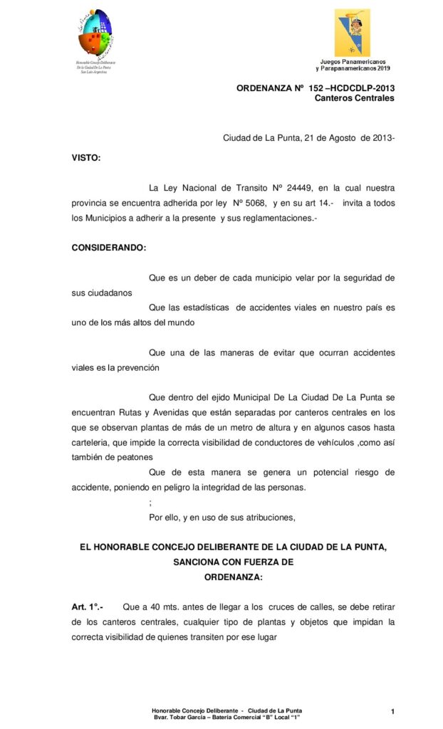 thumbnail of ORDENANZA Nº 152- Canteros Centrales